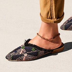 Free People Fabric Newport Flat Mules